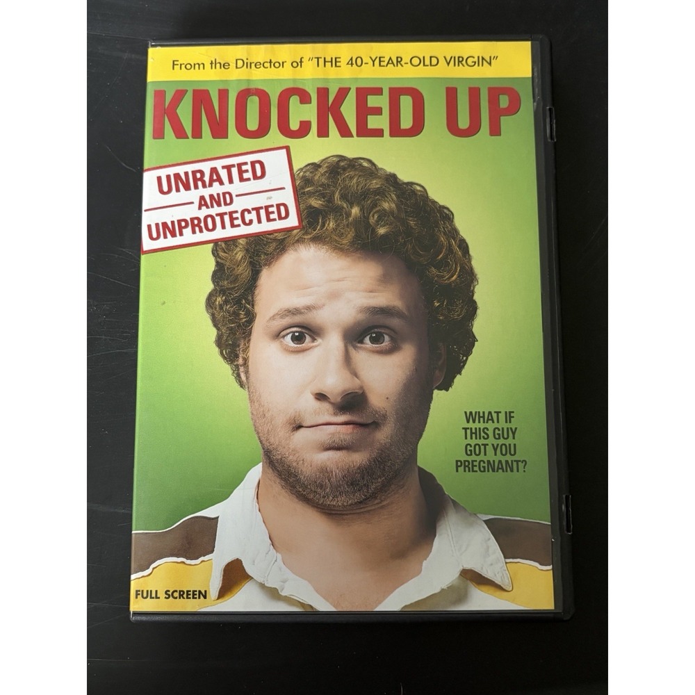 Knocked Up DVD Unrated and Unprotected Edition Seth Rogen Comedy Movie 2007